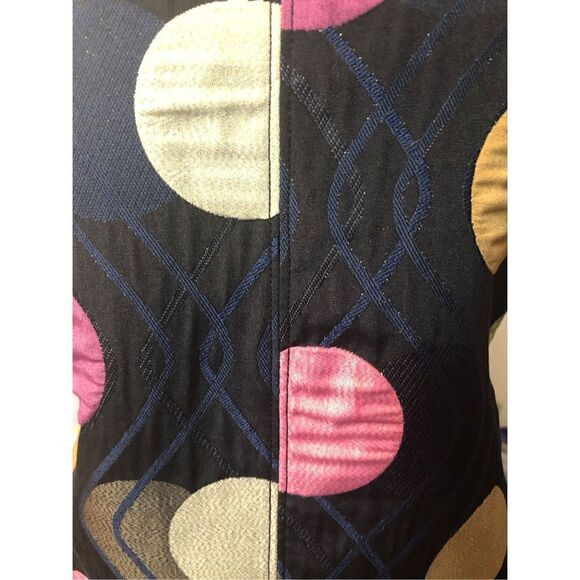 ANTHROPOLOGIE Maeve Retro Tilde Jacquard Mixed Media Dress Size S NWT - Picture 13 of 16